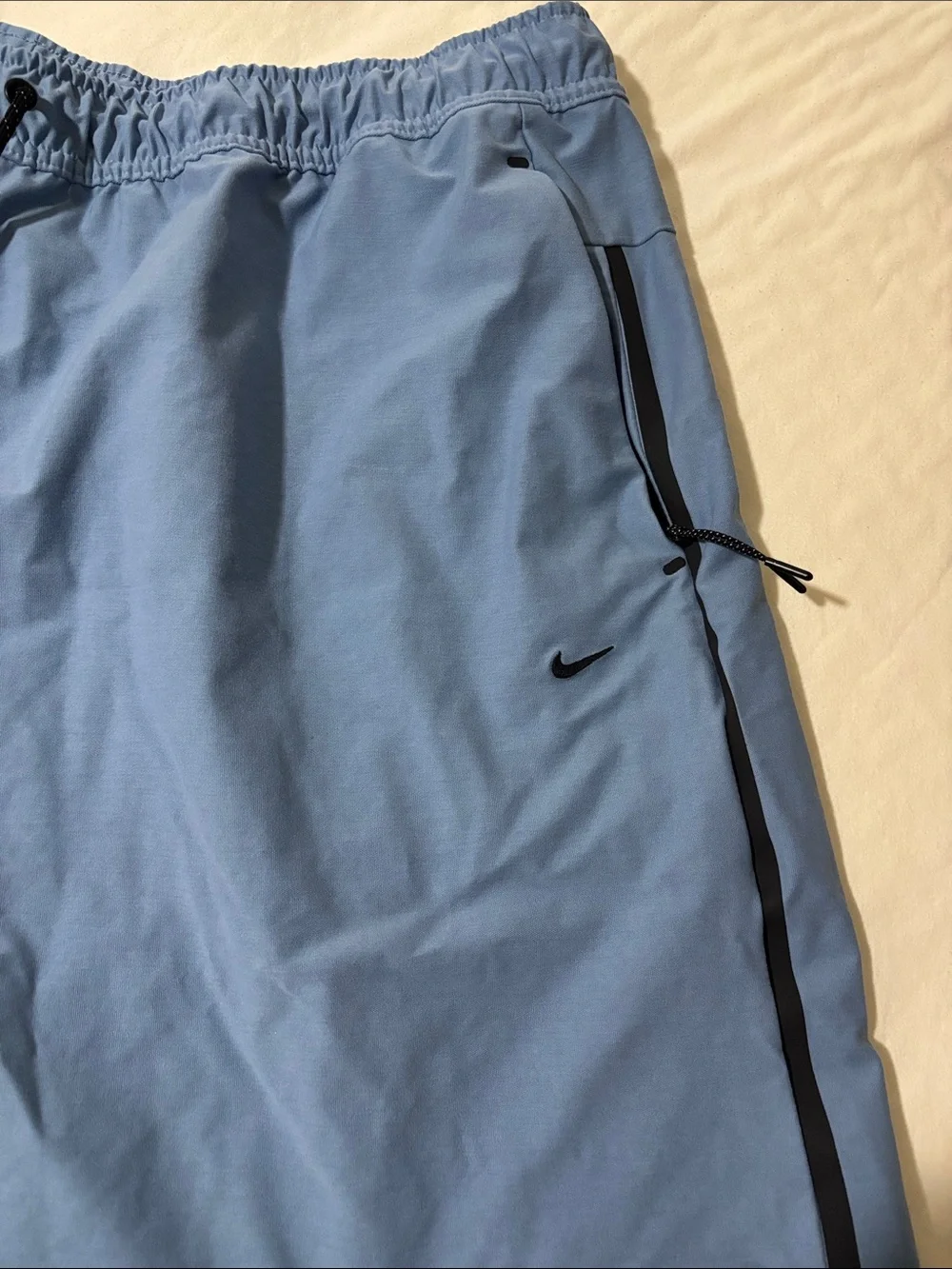 Nike Men’s Blue Swim Trunks with Black Trim